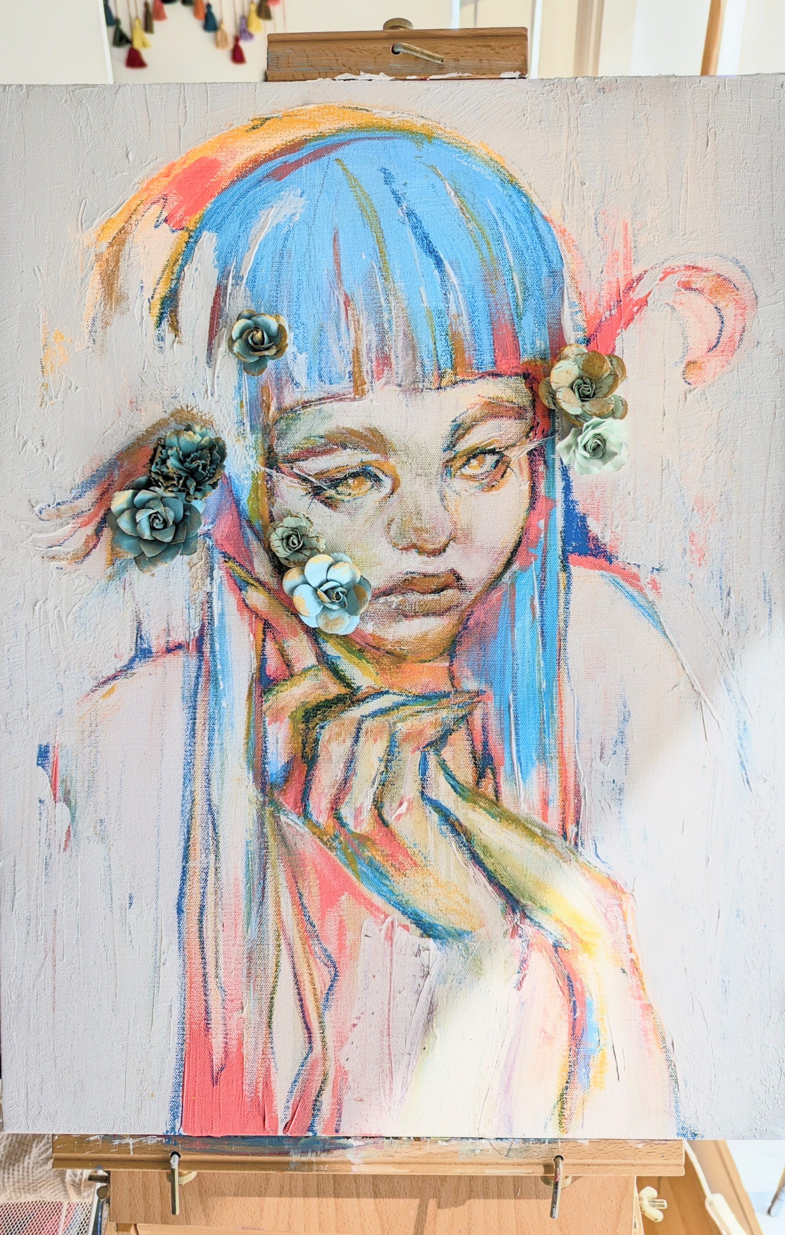 Acceptance — gouache original by Laura Riondet